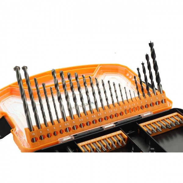 Set biti, tubulare si burghie, 62 piese ROTOR RBB62