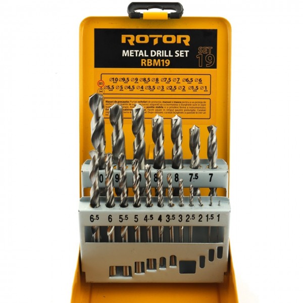 Set burghie metal, 19 piese ROTOR RBM19