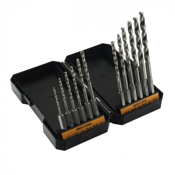 Set burghie metal, HEX, 12 piese ROTOR RBM12