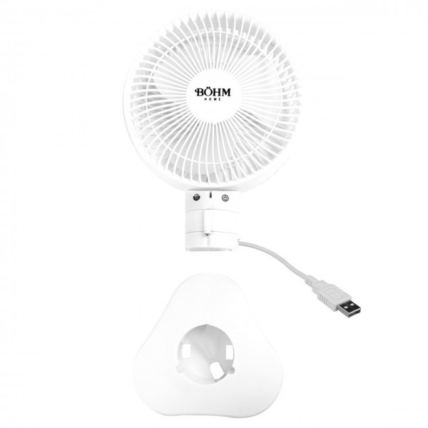 Ventilator de Birou 6" cu USB BÖHM BP2306,Număr viteze 3, Unghi de înclinare 60°