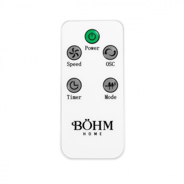 Ventilator Turn 32" BÖHM BH870RC, Număr viteze: 3, 45W, Indicator LED, Telecomanda inclusa