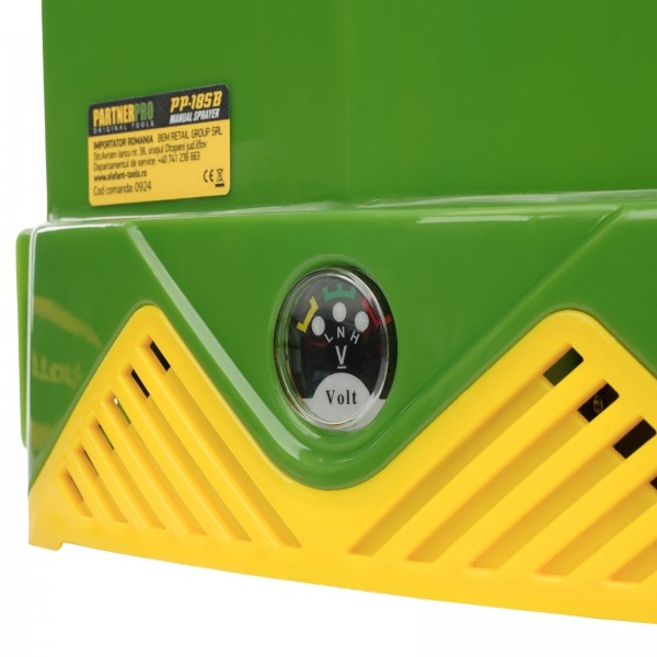 Pompa de stropit cu acumulator 18L PartnerPro PP-18SB, 12V / 8Ah, 2.6 L/min Pompa de stropit cu acumulator 18L PartnerPro PP-18SB, 12V / 8Ah, 2.6 L/min