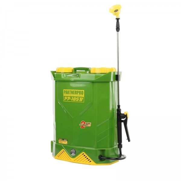 Pompa de stropit cu acumulator 18L PartnerPro PP-18SB, 12V / 8Ah, 2.6 L/min