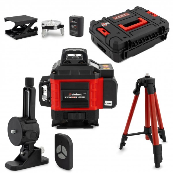 Nivela Laser 4D ELEFANT E4DT-DB-M 3D – 3 x 360° (12 linii), 4D – 4 x 360° (16 linii)