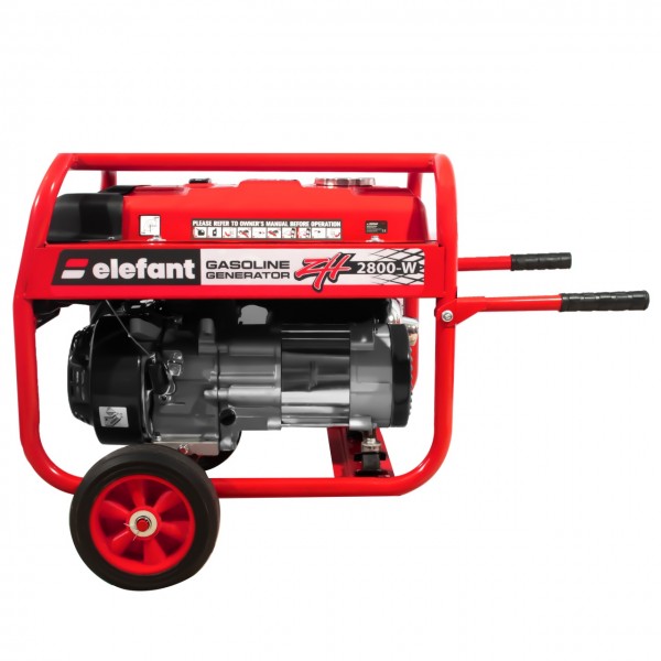 Generator pe benzină ZH3500-2 ELEFANT, Ieșire curent 2,8 kW, 7 CP, siguranță de pornire, indicator de benzină