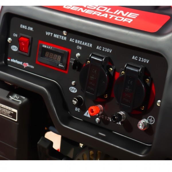 Generator pe benzină ZH3500-2 ELEFANT, Ieșire curent 2,8 kW, 7 CP, siguranță de pornire, indicator de benzină