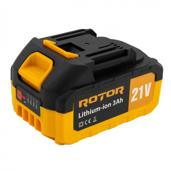 Trimmer pe acumulator RBT-2BC ROTOR 2 x Acumulatori 21V/3Ah, 8000 rot/min