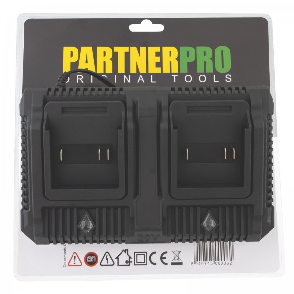 PPC-2-4A Incarcator Dublu 20V+20V, 4A+4A PARTNERPRO