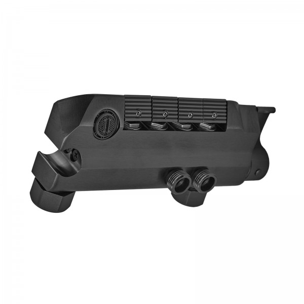 Coloana de dus din aluminiu cu butoane 4 in 1 ARMATA, BCS-009-J black