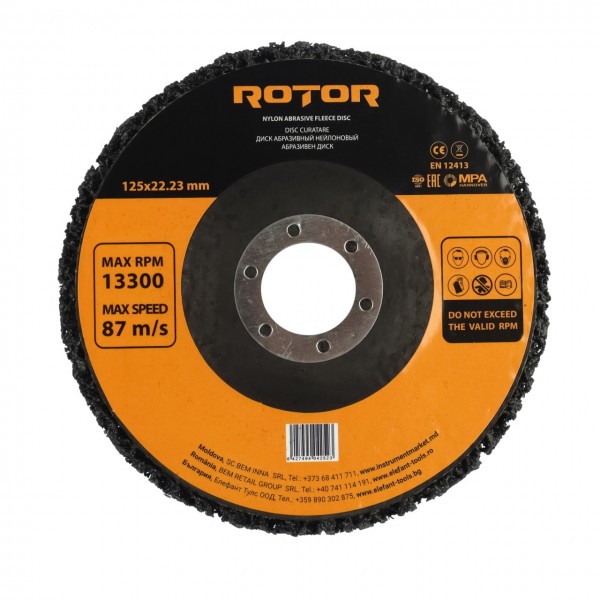 Disc abraziv pentru indepartarea vopselei din lemn si fier 125 X 22.2 TYPE CORAL granulatie 80