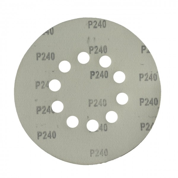 Disc abraziv pentru slefuitor cu excentric KD225.240 PROCRAFT (Set 10 buc) Diametru: 225 mm Granulatie: P240