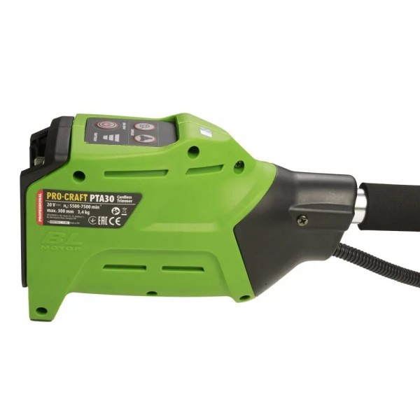 Trimmer pentru tuns iarba pe acumulator PROCRAFT PTA30 5500 – 7500 rpm NU contine acumulator si incarcator