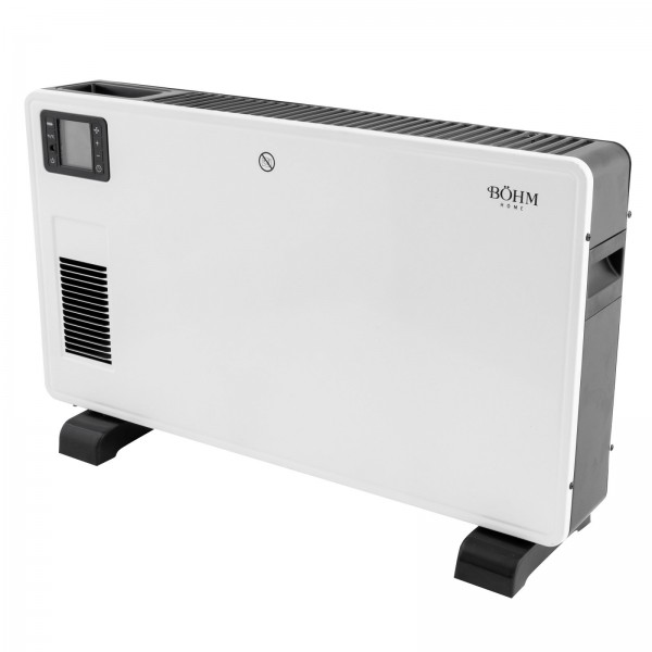 Convector electric de podea cu display si telecomanda BÖHM BH02, 2000 W, 20 m²