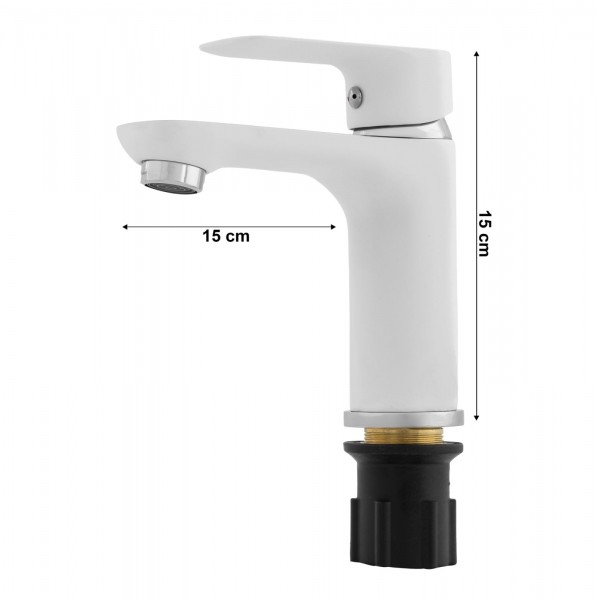 Baterie Sanitara Lavoar Fleko FZ181-FW439, Cartus Ceramic 40mm, Alb