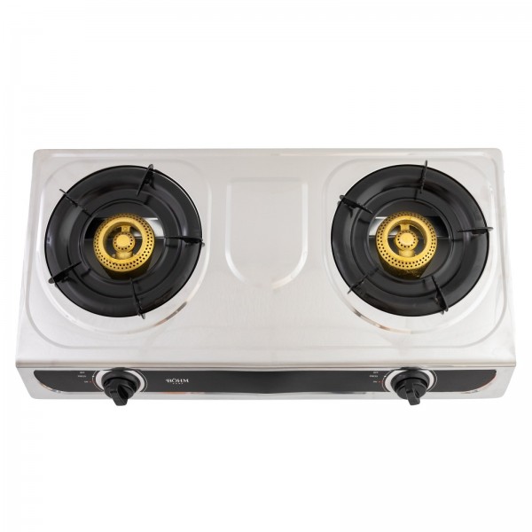 Plită cu două arzătoare și aprindere electrică BÖHM BG-MG-002C Chrome