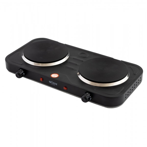 Plită electrică dublă BÖHM BE-H-004L-B negru
