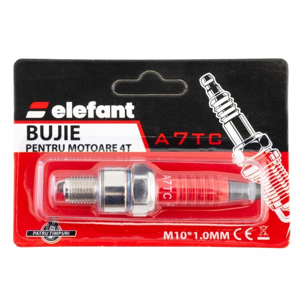 A7TC Bujie pentru motare 4T, M10*1MM, Elefant