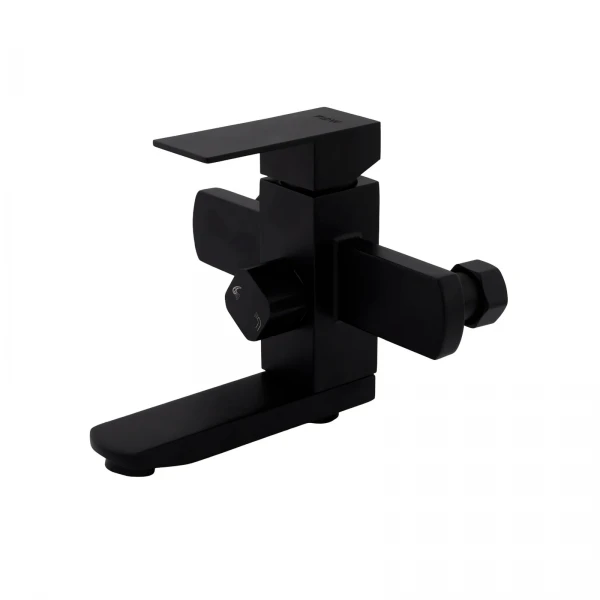 Black Baterie cada SUS 304 cu para de dus negru URBAN FLOW, FB-09 Kub