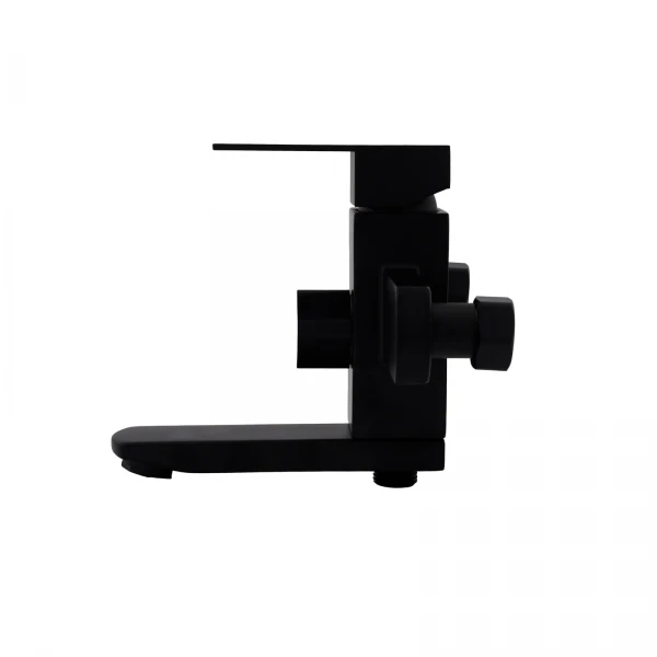 Black Baterie cada SUS 304 cu para de dus negru URBAN FLOW, FB-09 Kub