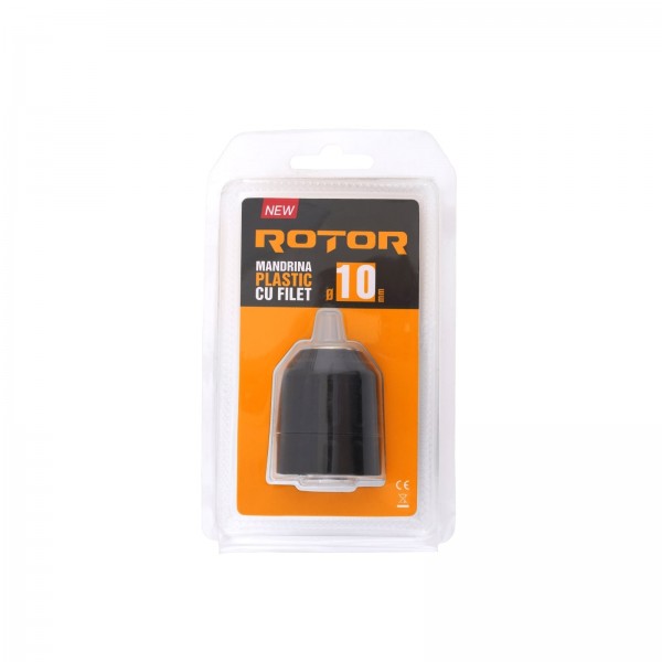 Mandrină plastic 10 mm cu filet – ROTOR