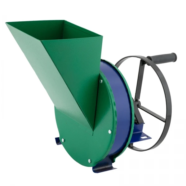 Răzătoare manuală pentru fructe Vinita, cu fulie pentru atașare motor, construcție din oțel, 200 kg/h