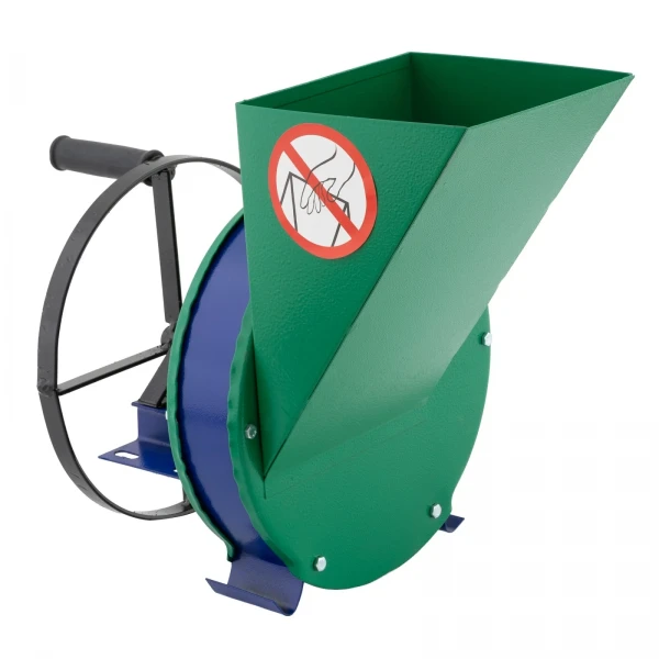 Răzătoare manuală pentru fructe Vinita, cu fulie pentru atașare motor, construcție din oțel, 200 kg/h