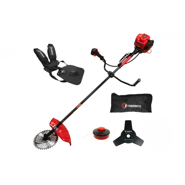 Motocoasă pe benzină YAMAMOTO YM35X,motor 4 Timpi , 5.6 CP, 52 CC , 3 moduri de taiere