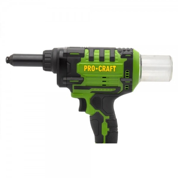 Masina de nituit nituri-pop cu 2 acumulatori 2 Ah si incarcator PROCRAFT PRG20