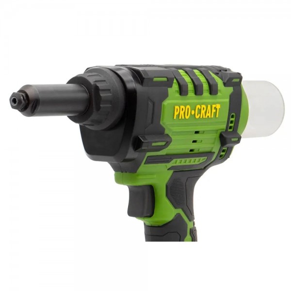 Masina de nituit nituri-pop cu 2 acumulatori 2 Ah si incarcator PROCRAFT PRG20