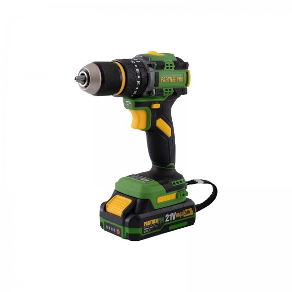Autofiletanta cu impact pe acumulator PARTNERPRO PPT332T , 2x acumulatori 21V/2Ah, Brushless, 620 W