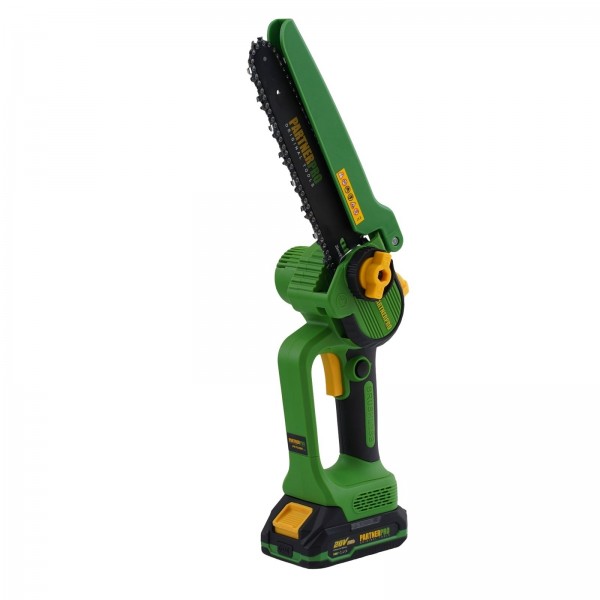 Set multifuncțional pe acumulator: foarfecă de grădină, fierăstrău cu lanț, trimmer și tijă telescopică PARTNERPRO, 2 acumulatori, brushless