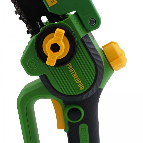 Set multifuncțional pe acumulator: foarfecă de grădină, fierăstrău cu lanț, trimmer și tijă telescopică PARTNERPRO, 2 acumulatori, brushless
