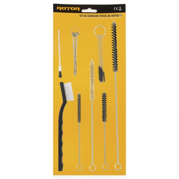 Kit de curatare pistol de vopsit 21 perii ROTOR