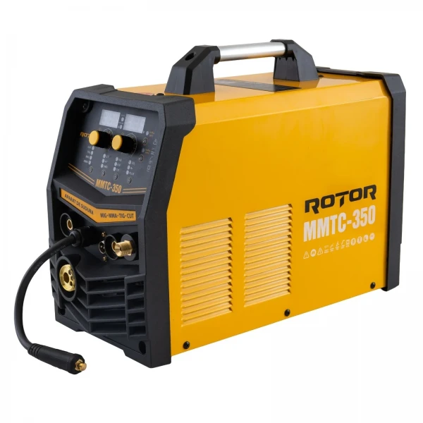Aparat de Sudură 4 în 1 ROTOR MMTC-350 MIG/MMA/TIG/CUT, 350A, Invertor Profesional, Tăiere cu Plasmă, 220-240V