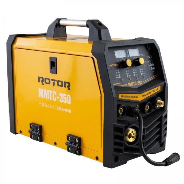 Aparat de Sudură 4 în 1 ROTOR MMTC-350 MIG/MMA/TIG/CUT, 350A, Invertor Profesional, Tăiere cu Plasmă, 220-240V