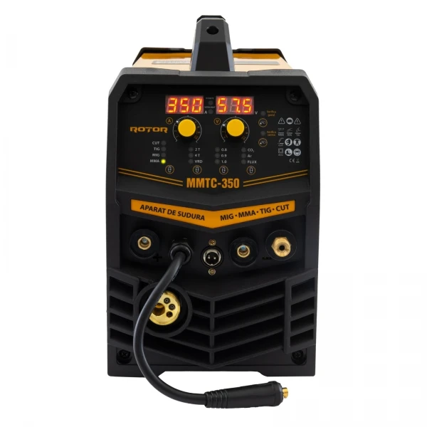 Aparat de Sudură 4 în 1 ROTOR MMTC-350 MIG/MMA/TIG/CUT, 350A, Invertor Profesional, Tăiere cu Plasmă, 220-240V