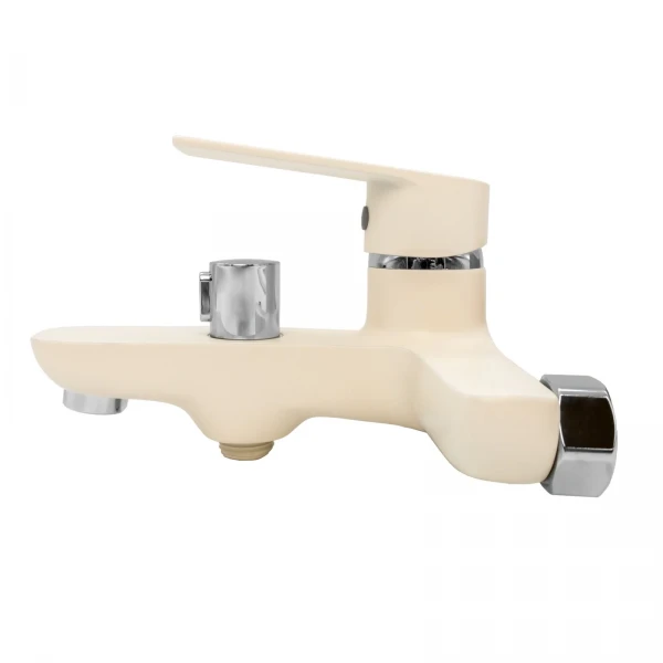 Baterie cada bej cu para de dus alba, zinc FLOW , FL 183-FW439ZW