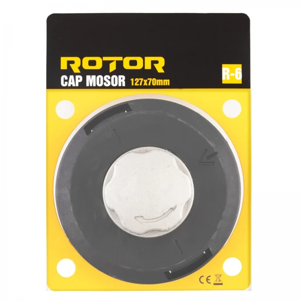 Cap mosor 127x70 mm cu fir 2.4 mm x 2 m ROTOR R-6