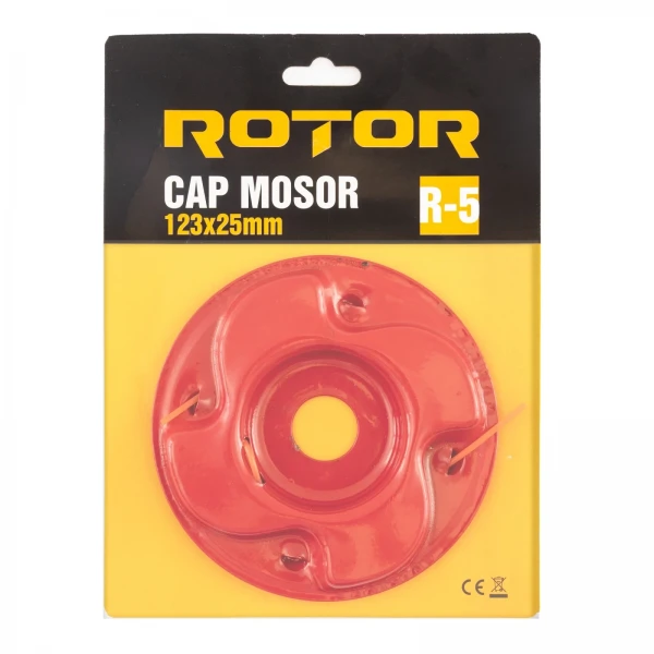 Cap mosor 123x75 mm cu fir 2.4 mm x 2 m ROTOR R-5