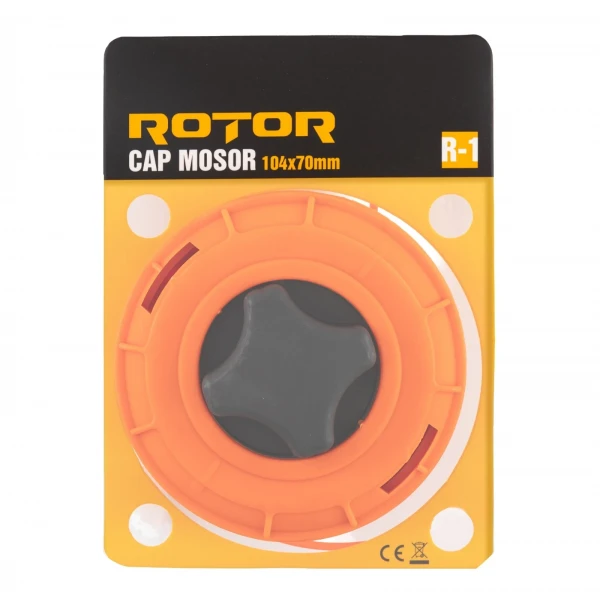 Cap mosor 104x70 mm cu fir 2.4 mm x 2 m ROTOR R-1