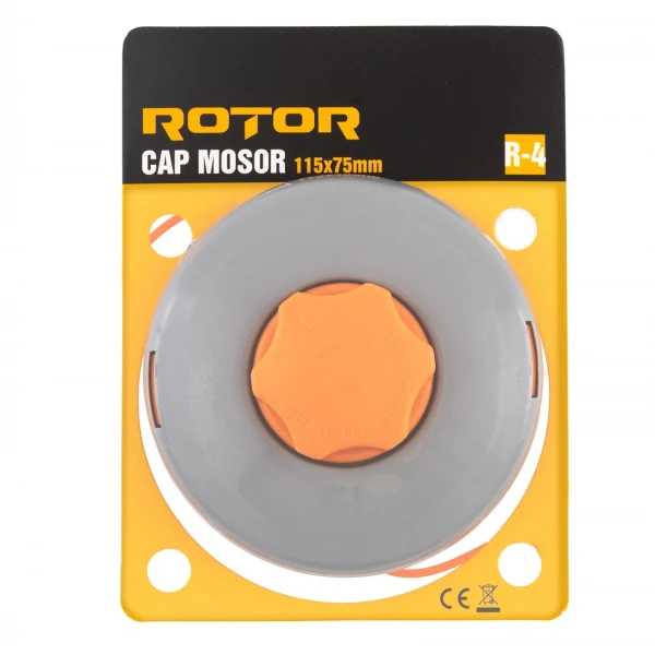 Cap mosor 115x75 mm cu fir 2.4 mm x 2 m ROTOR R-4