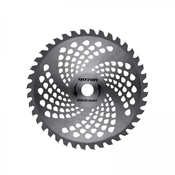 Disc motocoasă 40T ondulat cu Vidia 255x25,4x1,3 mm ROTOR