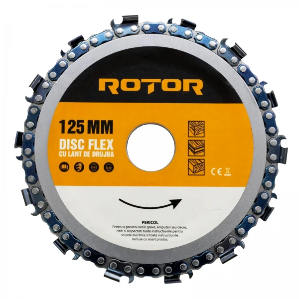 Disc flex cu lanț de drujbă 125 mm ROTOR