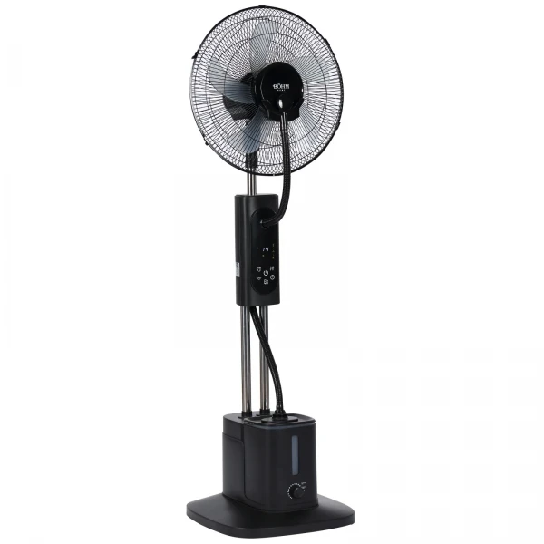 Ventilator cu pulverizare apă și umidificare 16" BÖHM BME-01A, 70W, 3 trepte de viteză, 3 moduri ventilare