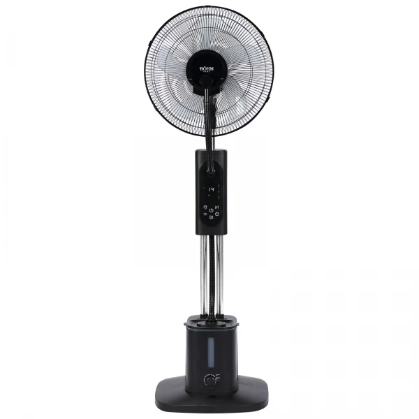 Ventilator cu pulverizare apă și umidificare 16" BÖHM BME-01A, 70W, 3 trepte de viteză, 3 moduri ventilare