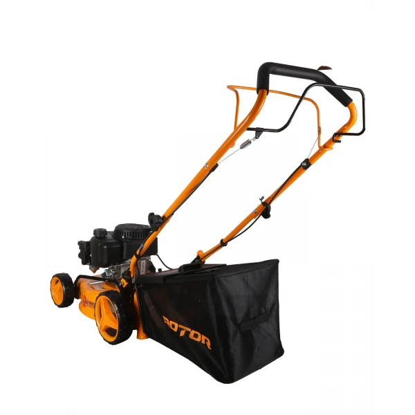 Mașină de tuns iarba pe benzină ROTOR RMT-2, capacitate 40 Litri, motor 4 Timpi, 2,5 CP