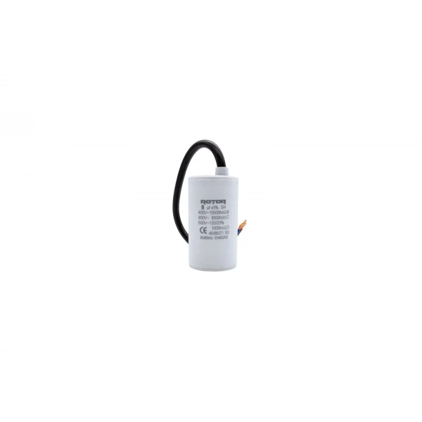 CBB60 Condensator cu fire 8µF 35x62 mm 450V ROTOR