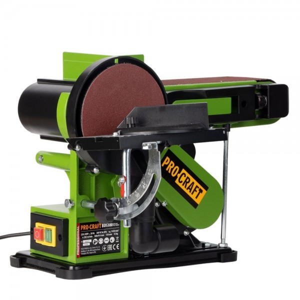 Masina de slefuit cu disc si banda PROCRAFT BDS380, 380W, disc 150 mm, banda 914 x 100 mm