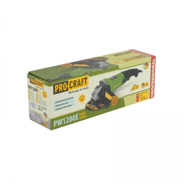 Flex Polizor Unghiular cu Variator Procraft PW 1200E , 860W, 11000 RPM, 125 mm