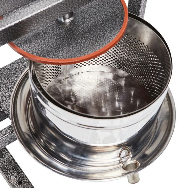 Teasc / Presa struguri Vilen Inox 10 Litri , cu picioare